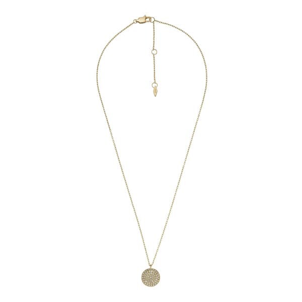 Fossil Damenhalskette Glitz Disc