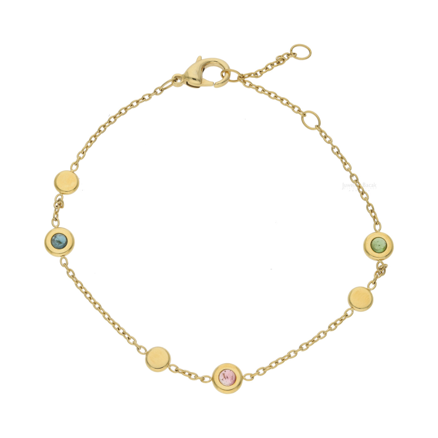 Boccia Armband mit Turmalin 