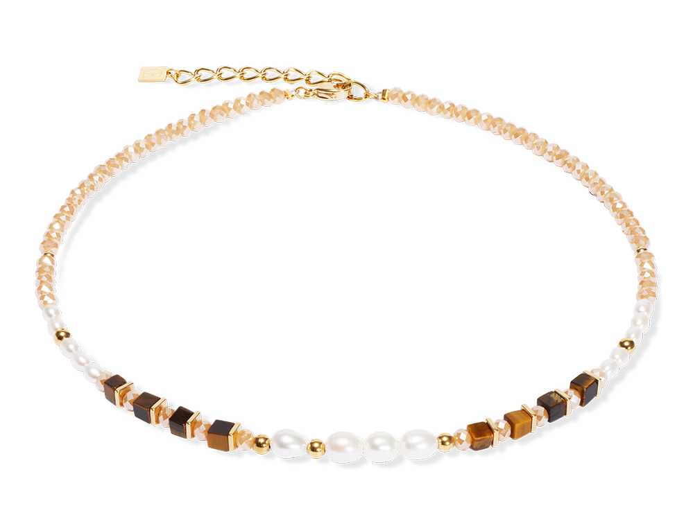 COEUR DE LION Halskette Cosmic Pearls deep