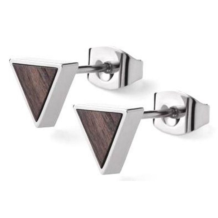 Kerbholz Triangle Geometric Ohrstecker